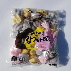 냉동 삼색 감자떡 1.5kg 주호식품