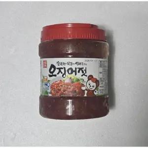 반찬단지 오징어젓 2kg 중국산 오징어젓갈