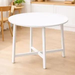 아트박스 가구느낌 오접이식테이블 900x900 원형 4인 철제 폴딩 식탁