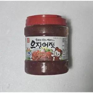 반찬단지 오징어젓 2kg 중국산 오징어젓갈