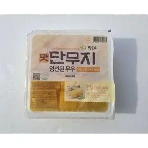 피클로 맛단무지 반달 2.7kg 반달단무지