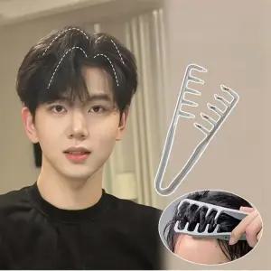 빗 스타일링 남자가르마집게 남자 뿌리펌 볼륨 물결웨이브 경량 플라스틱 헤어브러쉬 가르마
