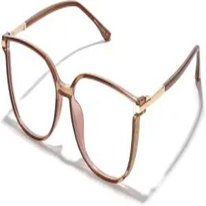 ZanyLen 빈티지 캣 블루 라이트 차단 안경 경량 TR90 패션