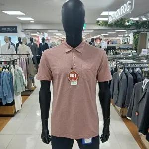 [셀러허브 1]런던포그(계양) HL01 러플반팔티셔츠 핑크색 투톤 러플 반팔 티셔츠 LOATA14Z (49068638)