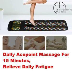 발마사지 매트 반사요법 워크 스톤 로드 지압 경혈 장시간 앉아있는 사람, 노인 및 학생용