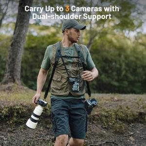 PGYTECH 카메라 스트랩 마스터 3대호환  가죽 듀얼 숄더 하네스  작가호환