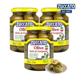 쥬카토 그린올리브 360g 3개