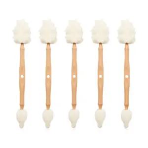 리에또 아기 젖병 젖꼭지 세척솔 폼브러쉬 브라운 5P BNS