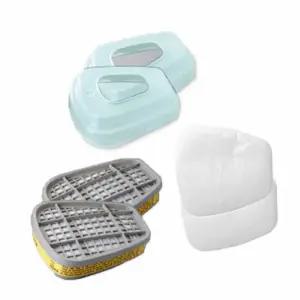 3M 마스크용 필터 3종 공업용 방독면필터 산업용 방진 정화통 리필 호흡보호구 전면형 반면형 가스