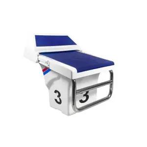 수영장 스타트대 점프 스카이블루 대회 출발 시합