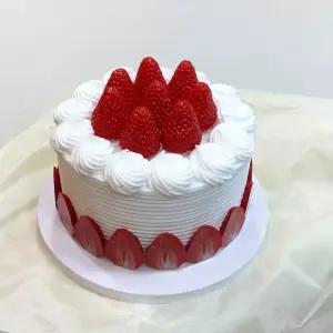 케이크 딸기 생일 유치원 스튜디오 케익 학교 모조 축하 초등 모형 가짜 케생크림