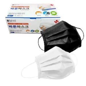 일회용 마스크 30p 일상 생활 비말 재채기 개별포장어른흰 화이트 기본 성인 일반 외출 흰마스크