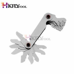 반경 게이지 필렛 세트 R26-80mm 오목 볼록 아크 엔드 내부 외부 측정 도구