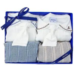 [NS홈쇼핑](쌍둥이출산,백일,돌선물세트)멜든정장상하네이비+베이지두벌세트(A13-21202SET)..[35824397]