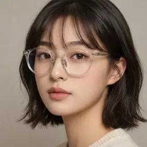 안경테 TF5996KB 057 명품 블루라이트차단 투명 라운드 뿔테 패션 여자 남자