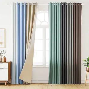 대형 암막커튼 240 아파트거실 안방방한 우풍차단 아기 단열 빈티지 현관 방음 디자인 커텐종류 이중 작은