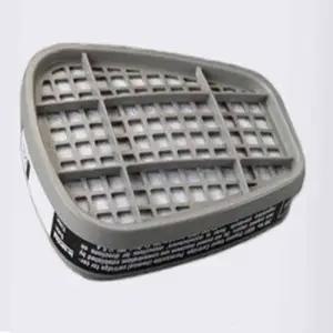 방독마스크 유기증기용 정화통 2개 휠터 필터교체 면필터 방진 리필용 6001K 산업용 면정화통