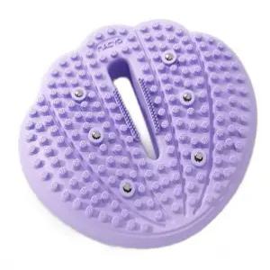 바운스번 스텝퍼 발지압 에어번 마사지 모델명 홈트 보라색 품번