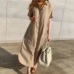 여성 여름 러블리 임부복 린넨 반팔 롱 셔츠 원피스 넨원피스 빅사이즈 버뮤다팬츠 플원피스