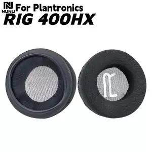 호환 Plantronics RIG 400HX 헤드폰용 교체용 통기성 그망 이어 패드 부드러운 메모리 폼 패드이어패드는