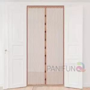 모기장 브라운 자석방충망현관문 안전 방범 방문 현관롤 폴딩도어 주름