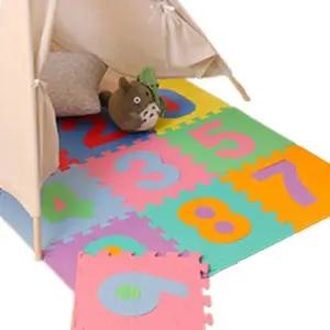 숫자 퍼즐 매트 10P 30x30cm 아이 놀이방 층간소음 ydv1+3Koj