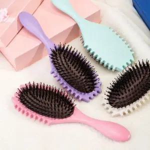컬링 헤어 롤 브러시 볼륨 스타일링 미용실용 머리 빗