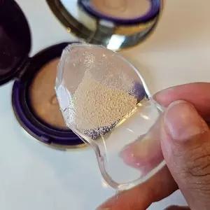 [골드스마일]물방울형 투명 실리콘 메이크업 쿠션 퍼프