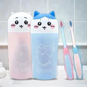 먼작귀 어린이 칫솔 4P 컵세트-8EA홀더 양치 아동 캐릭터 욕실용품 생활