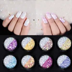 변색 반응 네일 컬러 빛나는 카멜레온 파우더