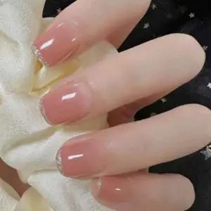 붙이는 페디큐어 인조 네일 팁 손톱 파츠