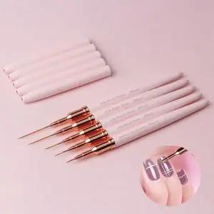 네일 전문가용 캡 세필 브러시 손톱 아트 라이너 도구