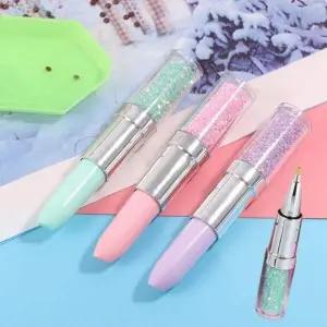 네일아트 젬 스톤 픽서 립스틱형 펜 도구