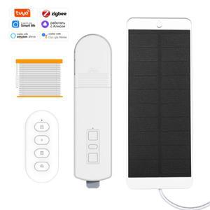 투야 스마트 라이프 ZigBee3.0 DIY 전동 체인 롤러 블라인드 쉐이드 드라이브 커튼 모터 (태양광 패널, 리