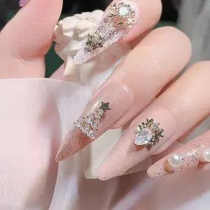 [셀러에이드]네일아트 크리스마스 큐빅 장식 파츠 데코 소품