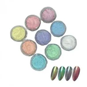 오로라 젤 네일 파우더 컬러 믹스 네일아트용