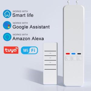 10 1.35N.m 스마트 홈 롤러 블라인드 모터 음성 TUY WiFi 앱 비디오 제어 타이머 전동 커튼 비드