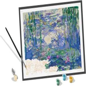 레이븐스버거 모네 숫자 키트의 수련 페인팅 - 23651 14세 이상을 위한 회화 예술 및 공예
