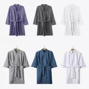 큰사이즈 목욕 사워가운 목욕가운 순면 와플 업소 타올 빅사이즈