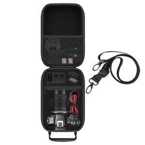 캐논 R50 / R8 R10 R100 R50V RP & 소니 알파용 HESPLUS 카메라 케이스 A6400 A6700 A6600 A6500 A6300 A6000 미러리스 | 렌즈 배터리 SD 카드 및 케이블 보관 조절 가능한 어깨 스트랩 포함