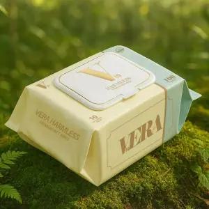 [VERA] 베라 무해력 물티슈 100매x20팩 (평량53g 200x 150) 아기물티슈 유아물티슈