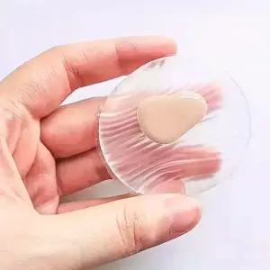 [알티피아]bns 투명 실리콘 원형 퍼프 위생 메이크업 도구