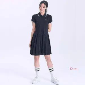 스포티카라 반팔 다운블로우 면 9002W 플리츠원피스 롱원피스 잠옷 면반팔def941