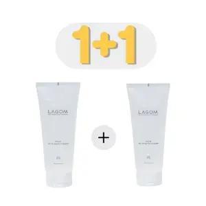 1+1 라곰 셀럽 젤 투 워터 클렌저 170ml+170ml 2개 아침 수분클렌저