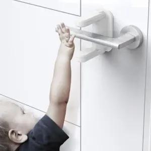 모던 심플 잠금 도어락 1개 화이트안전 문잠금장치 어린이 어린이잠금