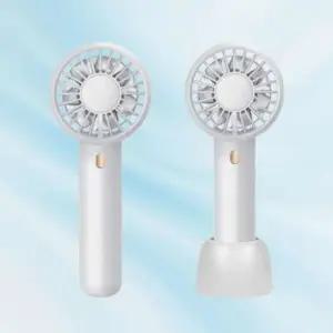 미니 더블팬 핸디선풍기 화이트