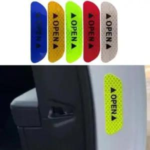 경고스티커 차량용 안전 반사 도어오픈 리플렉터 스티커 4개1세트