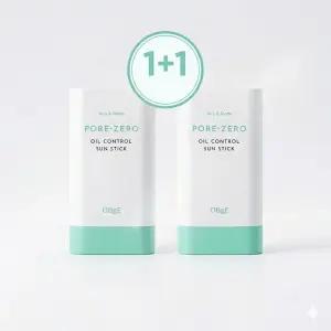 [1+1] 오브제 선스틱 포어제로 피지 모공 관리 오일컨트롤 자외선차단 덱스 썬스틱 18g