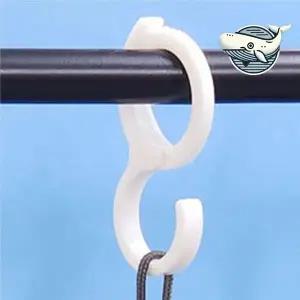 [하프클럽/알티피아]다용도 유모차 고리 훅 흰색 걸이 휴대용 수납