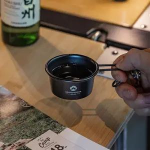 캠핑 티타늄 시에라 소주잔 60ml 1P 계랸 손잡이 술잔 UWB5+4RzM